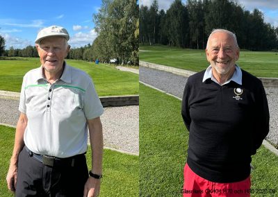Till vänster Lars-Göran H70 Till höger Hans-Erik H80